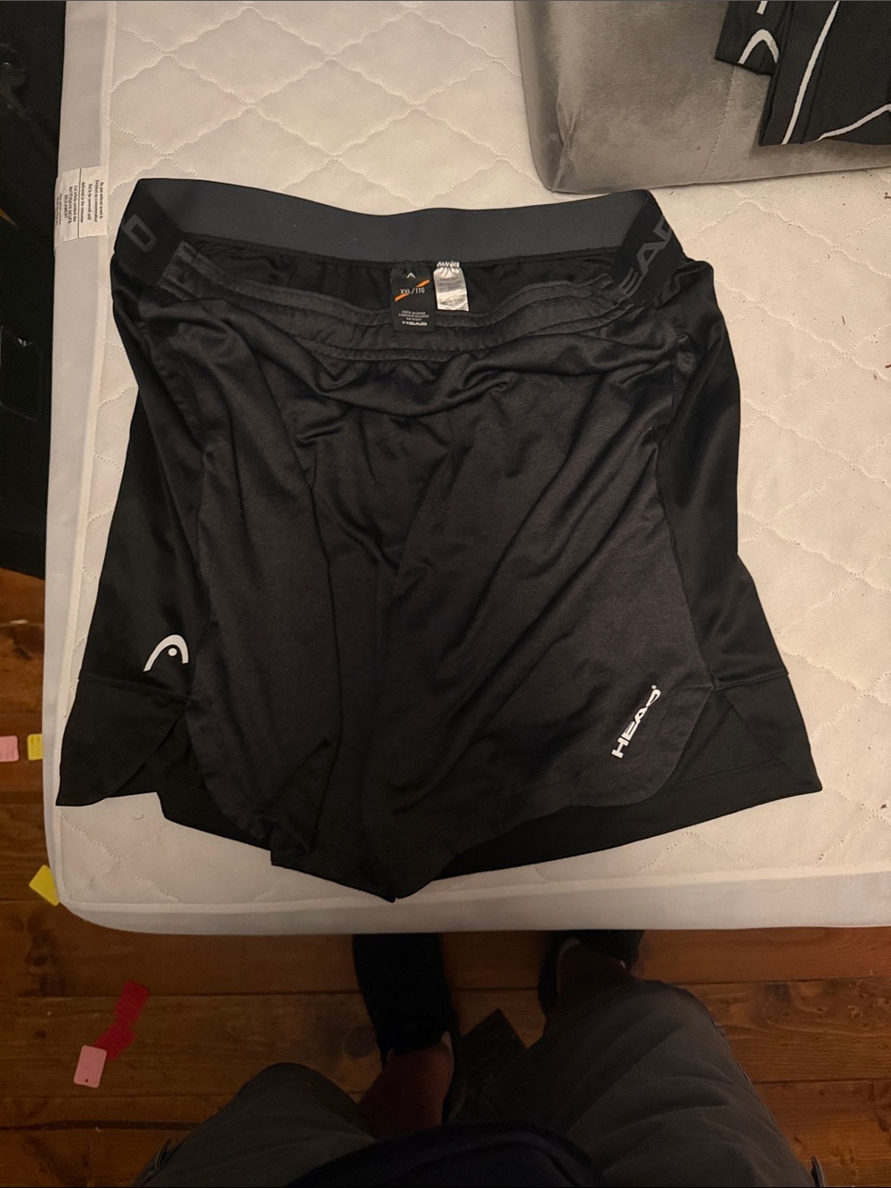 Head Black Women's Performance Running Shorts with Reflective Logo